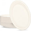 Eco Friendly White Sugarcane Oval Plates 325x260mm Pack of 50 Corporate Events