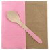 Eco friendly Light Pink Wooden Spoons Pack of 10