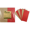 Eco Red Napkins Lunch 1/8 fold & Kraft Pack of 20