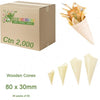 Wooden Cones 8 x 3 cm Event Carton of 2000