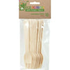 Eco friendly Wooden Forks 15.5cm Pack of 10.