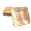 Palm Leaf Square Dip Bowl 3.5inch Pack of 10