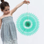 White Paper Fan  40cm