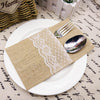 Eco Friendly Hessian Cutlery Bag /Package for Wedding and  Events   Pack of 3