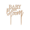 Baby in Bloom Wooden Cake Topper/ Ginger Ray