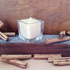 Beeswax Cinnamon gift Candle 5cm square