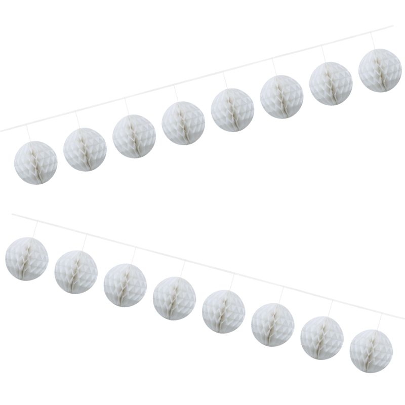 White Honeycomb Bunting 4m