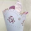 Paper Wedding Confetti Cones Medium 12.5x 4.5cm Pack of 50
