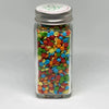 Sprinkle Mix - Somewhere over the Rainbow- Reusable Glass Spice Jar 100g.