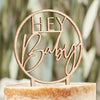 Hey Baby Wooden Cake Topper/ Ginger Ray