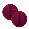 Honeycomb Ball Maroon15cm Pack of 2