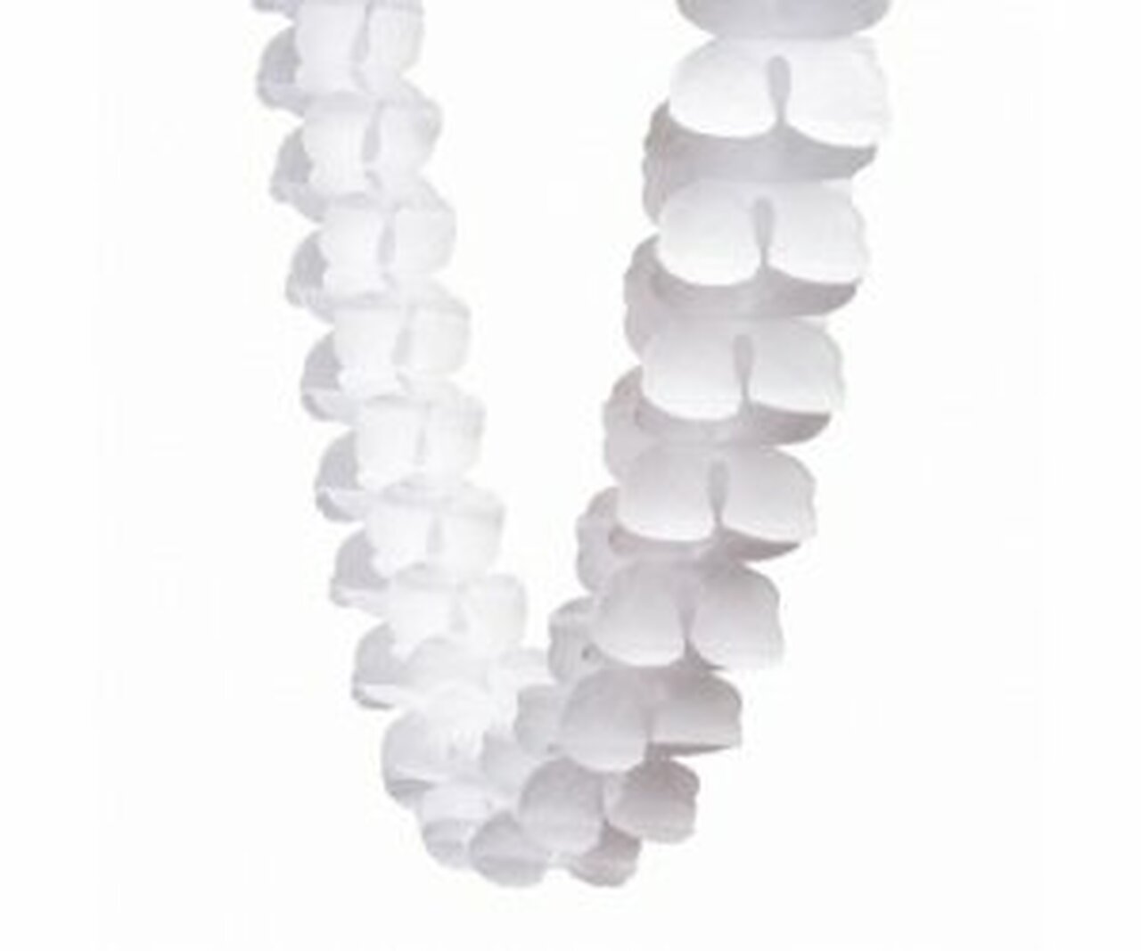 Honeycomb Garland White 4m