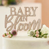 Baby in Bloom Wooden Cake Topper/ Ginger Ray