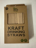 Natural Paper Straws Event Pack of 100