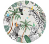 Jungle Animals Dinner Plates  Pack of 8