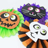 Halloween Paper  Fans Pack of 4