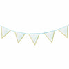 Bunting Medium sized Blue and Gold Bunting 3.5m