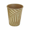 Gold leaf  Eco friendly Natural Kraft paper cups  Pack of 8