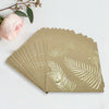 Eco Friendly Palm Leaves Gold/Kraft Pack of 16