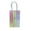 Tall Pastel  Ombre Paper Bags or Event Bags/ Wrapping  Pack of 5
