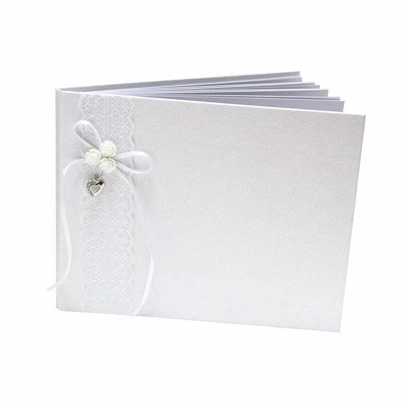 Wedding Guest Book White
