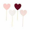 Heart Paper Picks Pink Pack of 8