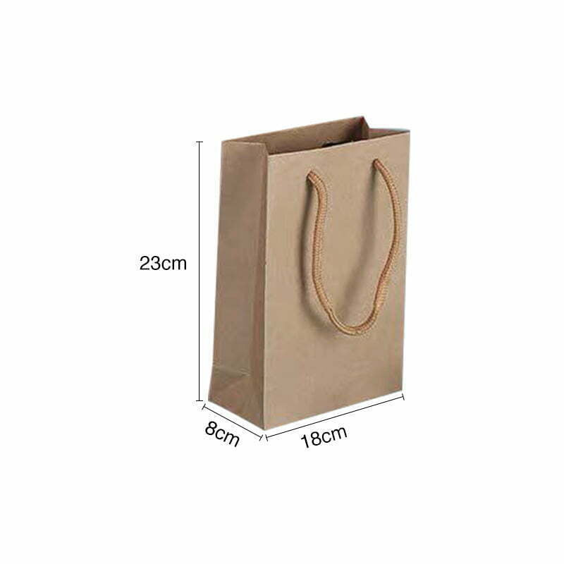 Party/ Gift Bags or Event Bags Small Kraft 23cm x 18cm x 8cm Pack of 10