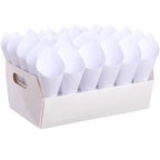 White Wedding Confetti holder tray holds up to 30 cones